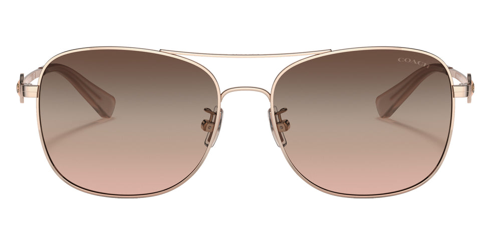 Coach HC7127 C6177 9331U8 56 - Shiny Rose Gold / Brown Pink Gradient Mirrored #id:hc71279331u8_s:100100