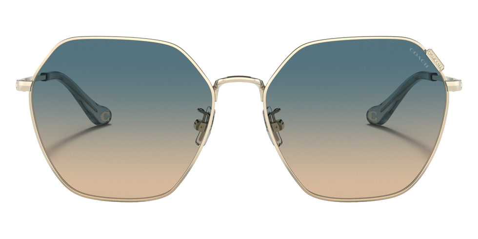 Coach HC7132 C7998 900579 58 - Shiny Light Gold / Blue Yellow Gradient #id:hc7132900579_s:100100