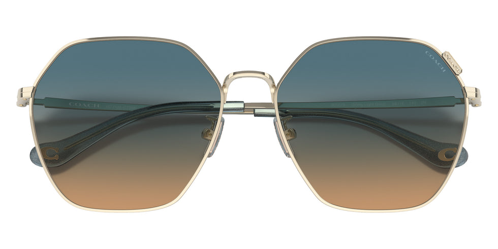 Coach HC7132 C7998 900579 58 - Shiny Light Gold / Blue Yellow Gradient #id:hc7132900579_s:100120