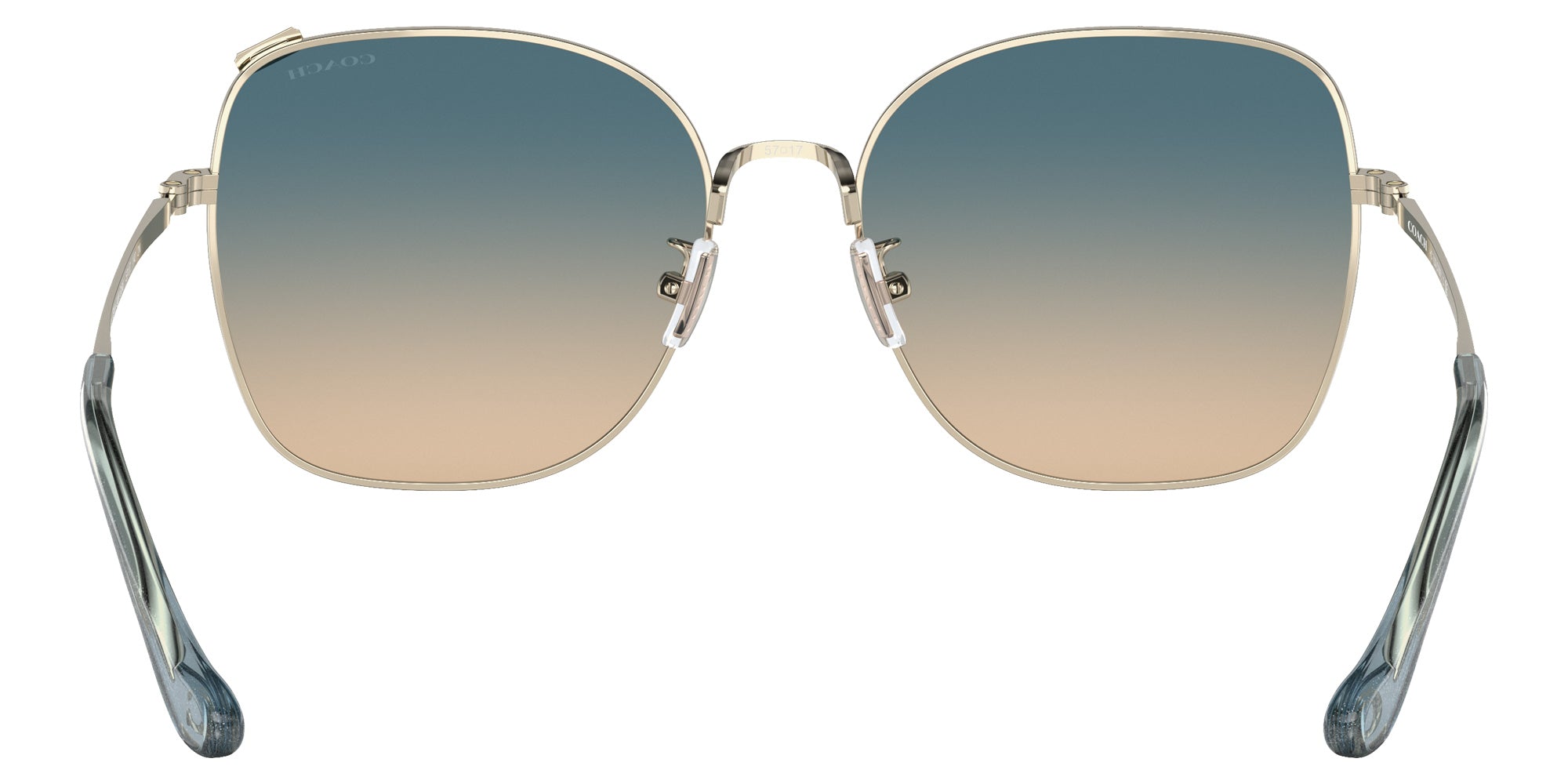 Coach HC7133 C7997 900579 57 - Shiny Light Gold / Blue Yellow Gradient #id:hc7133900579_s:102115