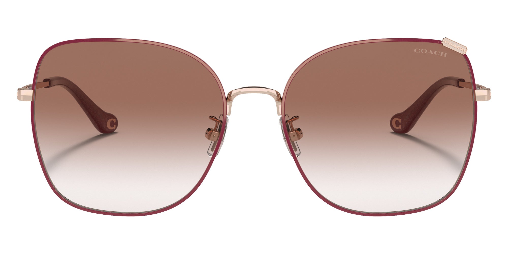 Coach HC7133 C7997 94038D 57 - Shiny Rose Gold/Burgundy Front / Burgundy Gradient #id:hc713394038d_s:104100