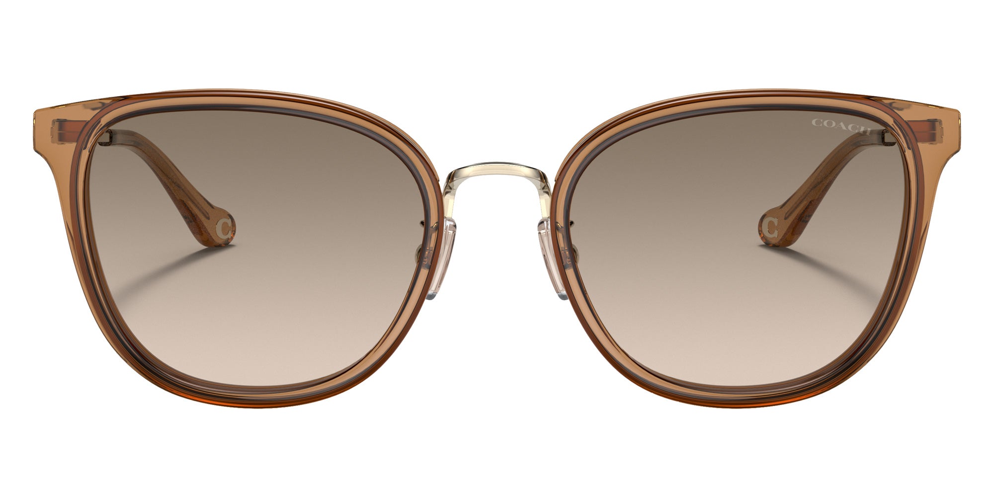 Coach HC7135 C7999 565413 54 - Light Gold/Brown / Light Brown Gray Gradient #id:hc7135565413_s:102100