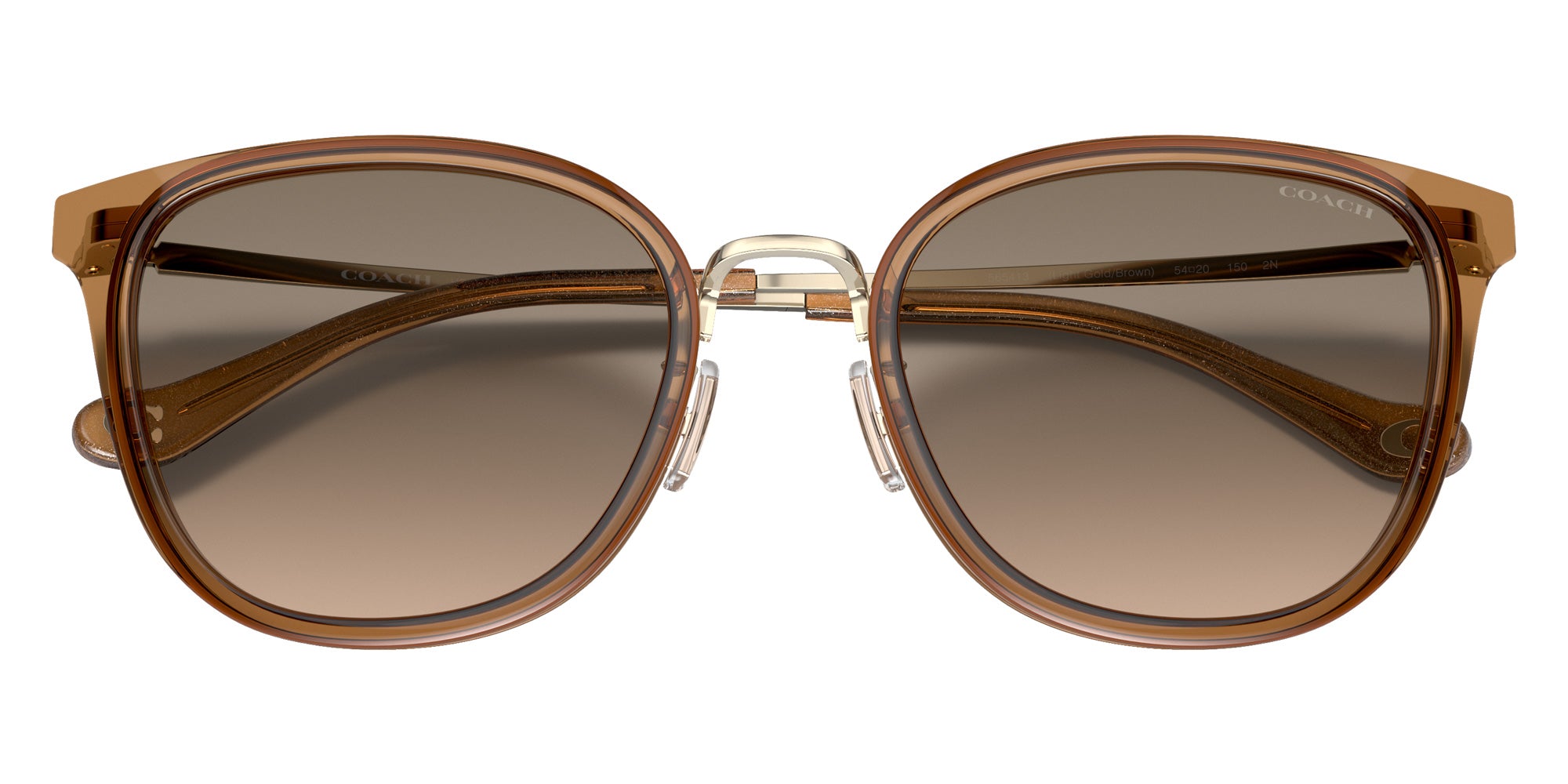 Coach HC7135 C7999 565413 54 - Light Gold/Brown / Light Brown Gray Gradient #id:hc7135565413_s:102120