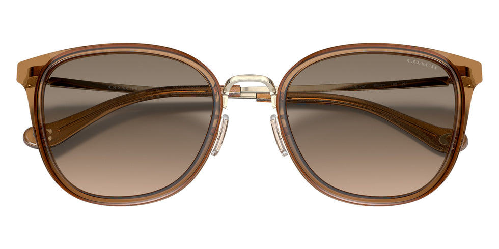 Coach HC7135 C7999 565413 54 - Light Gold/Brown / Light Brown Gray Gradient #id:hc7135565413_s:102120