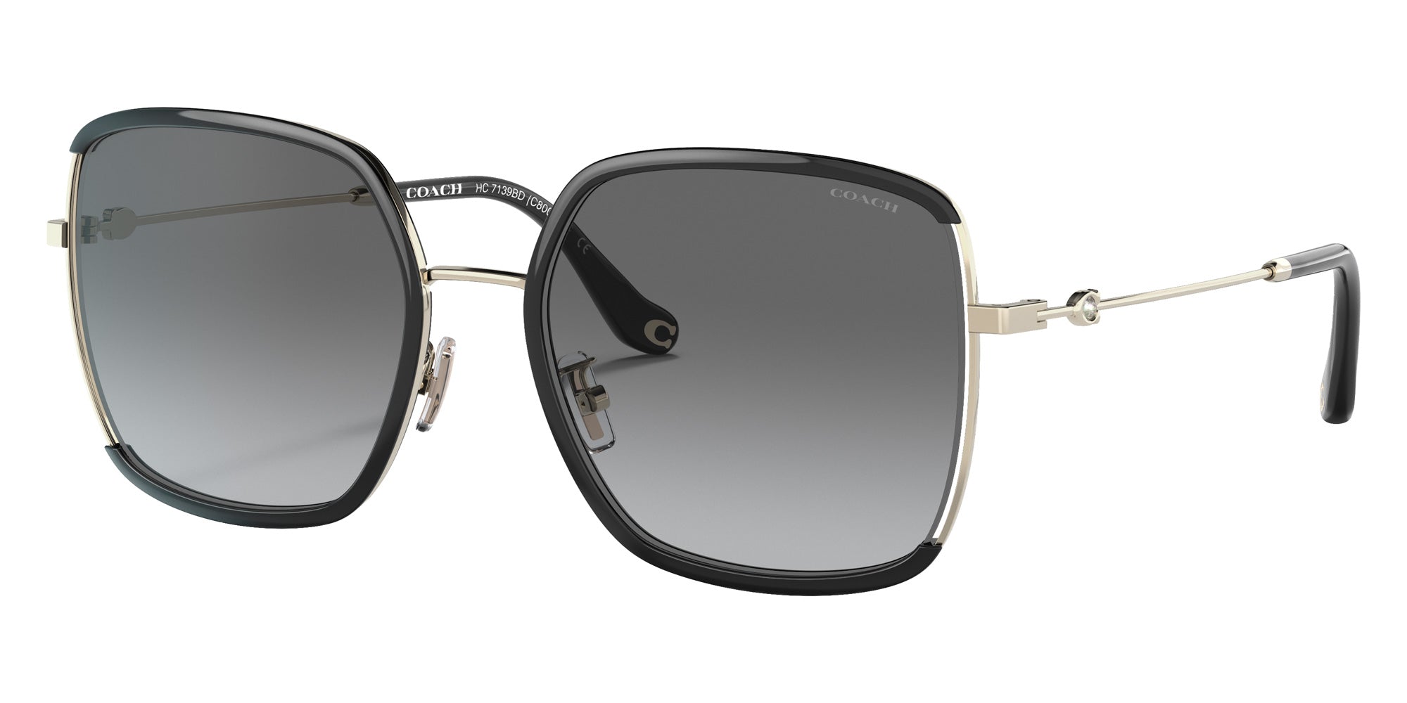 Coach HC7139BD C8000 934611 58 - Light Gold/Black / Gray Gradient #id:hc7139bd934611_s:100105