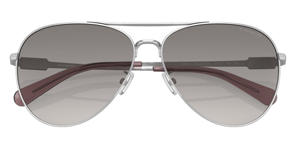 Coach HC7140 CD474 90016I 61 - Shiny Silver #id:hc714090016i_s:100100