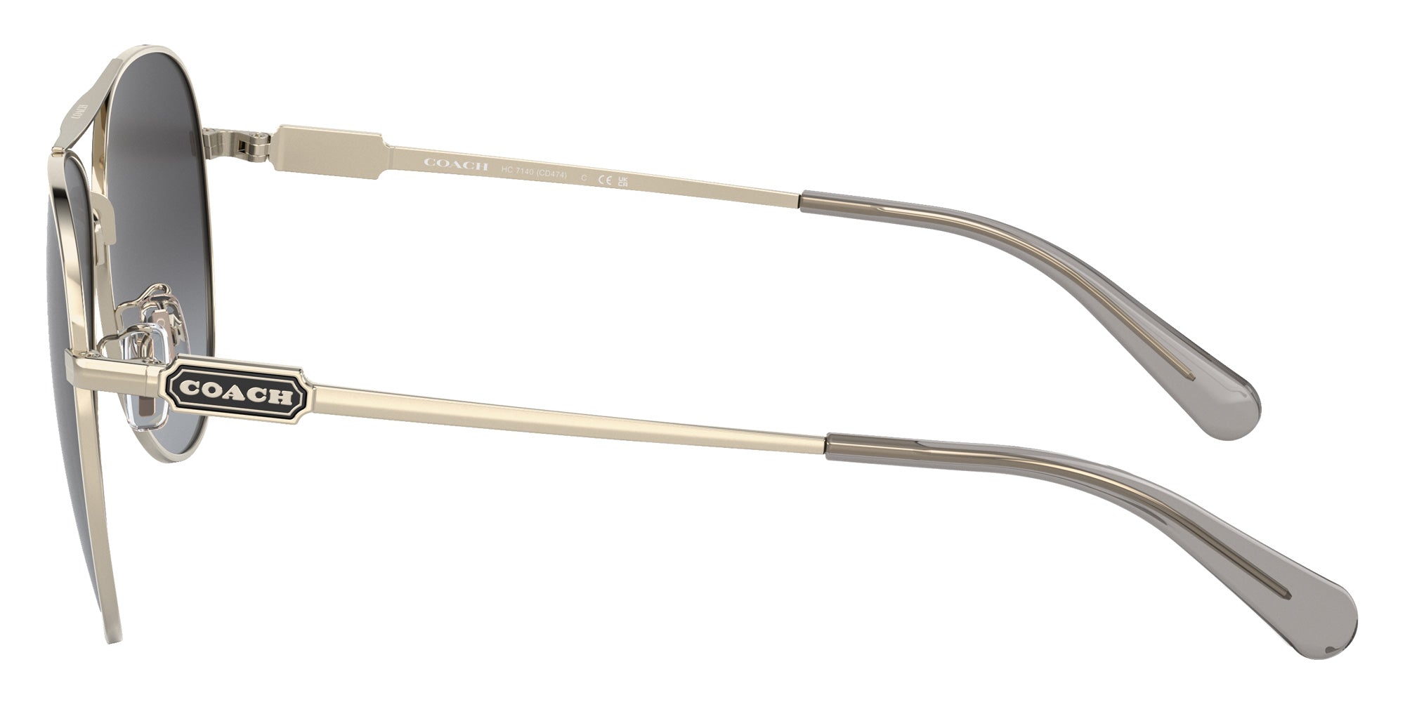 Coach HC7140 CD474 90058G 61 - Shiny Light Gold / Gray Gradient #id:hc714090058g_s:100110