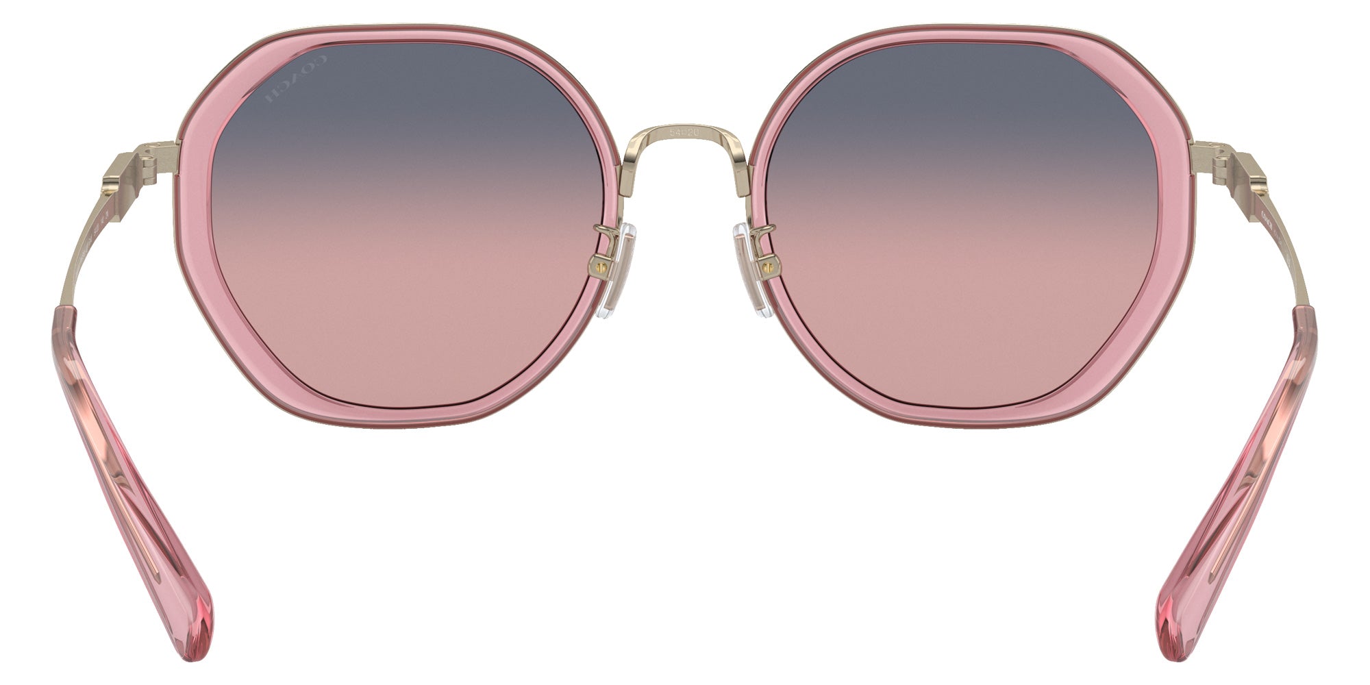 Coach HC7141 CD477 90050J 54 - Transparent Pink / Plum Purple Scarlet Gradient #id:hc714190050j_s:100115