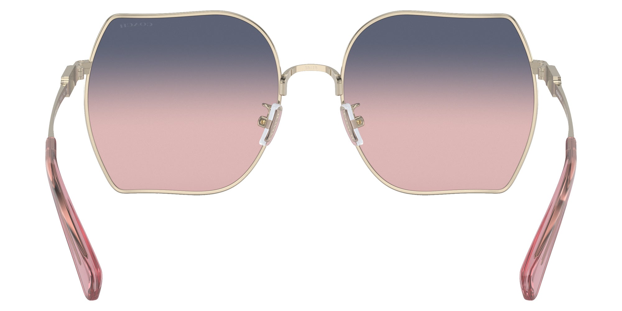 Coach HC7142 CD476 90050J 58 - Shiny Light Gold / Plum Purple Scarlet Gradient #id:hc714290050j_s:100115