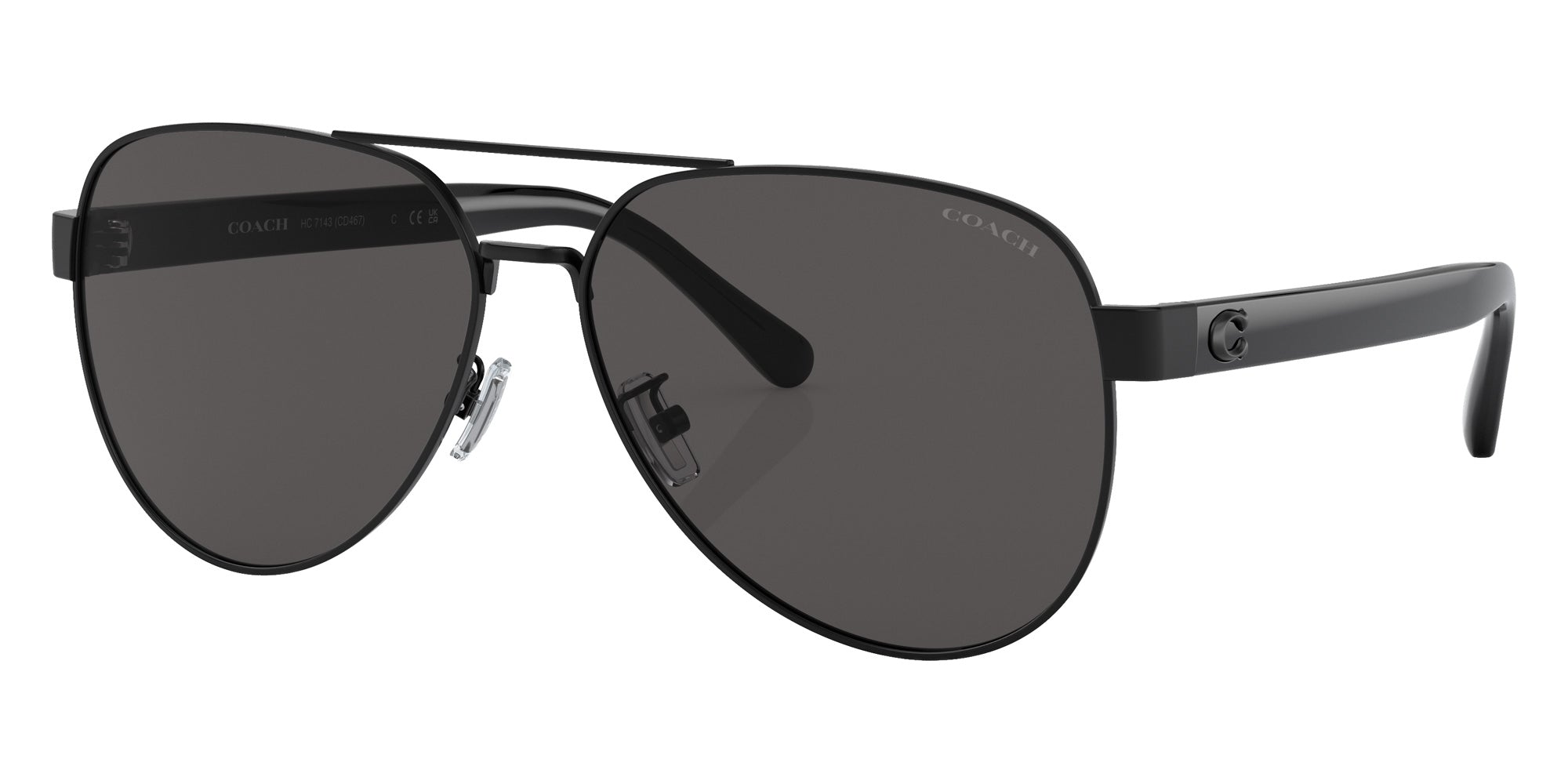 Coach HC7143 CD467 900387 61 - Satin Black #id:hc7143900387_s:100105