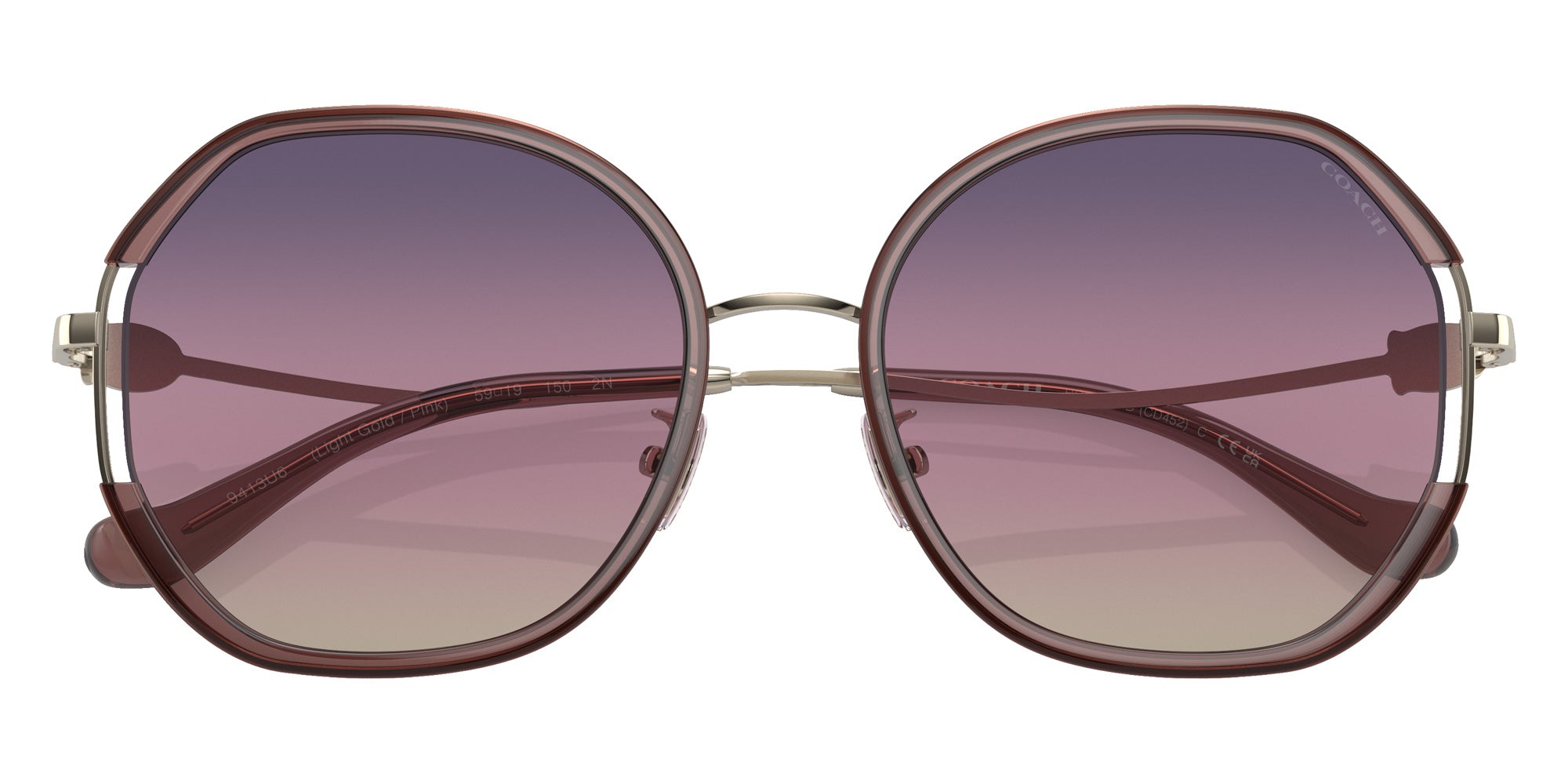 Coach HC7144BD CD452 9413U6 59 - Light Gold/Pink / Purple Gradient #id:hc7144bd9413u6_s:100120