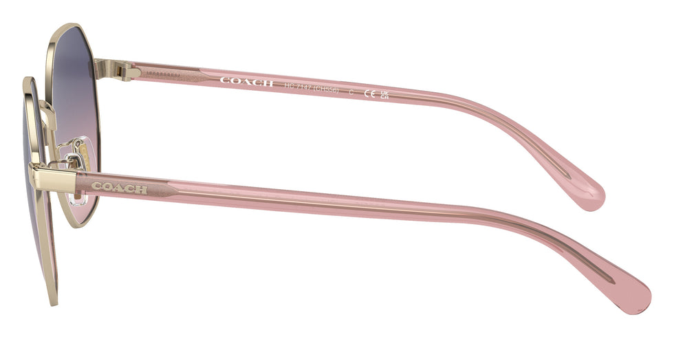Coach HC7147 CH556 9005I6 56 - Shiny Light Gold / Blue Pink Gradient #id:hc71479005i6_s:104110