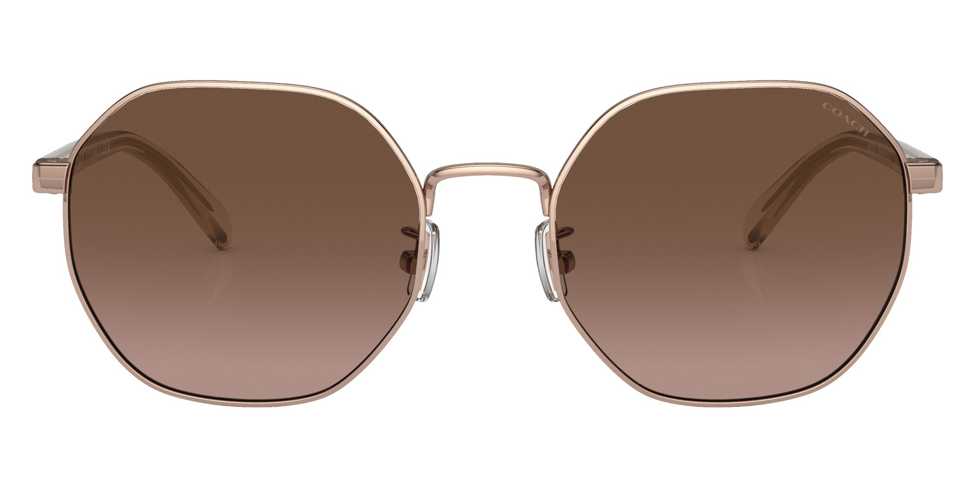 Coach HC7147 CH556 93315M 56 - Shiny Rose Gold / Brown Peach Flash Mirrored #id:hc714793315m_s:106100