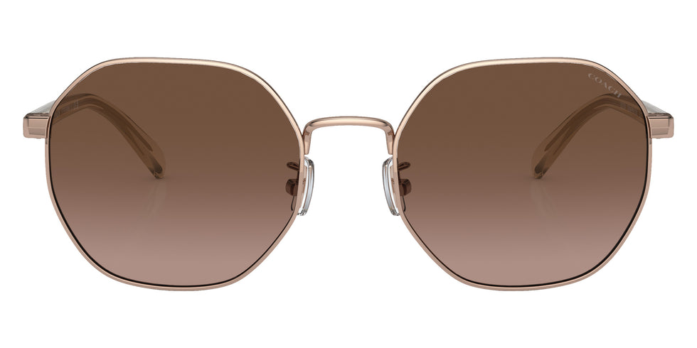 Coach HC7147 CH556 93315M 56 - Shiny Rose Gold / Brown Peach Flash Mirrored #id:hc714793315m_s:106100