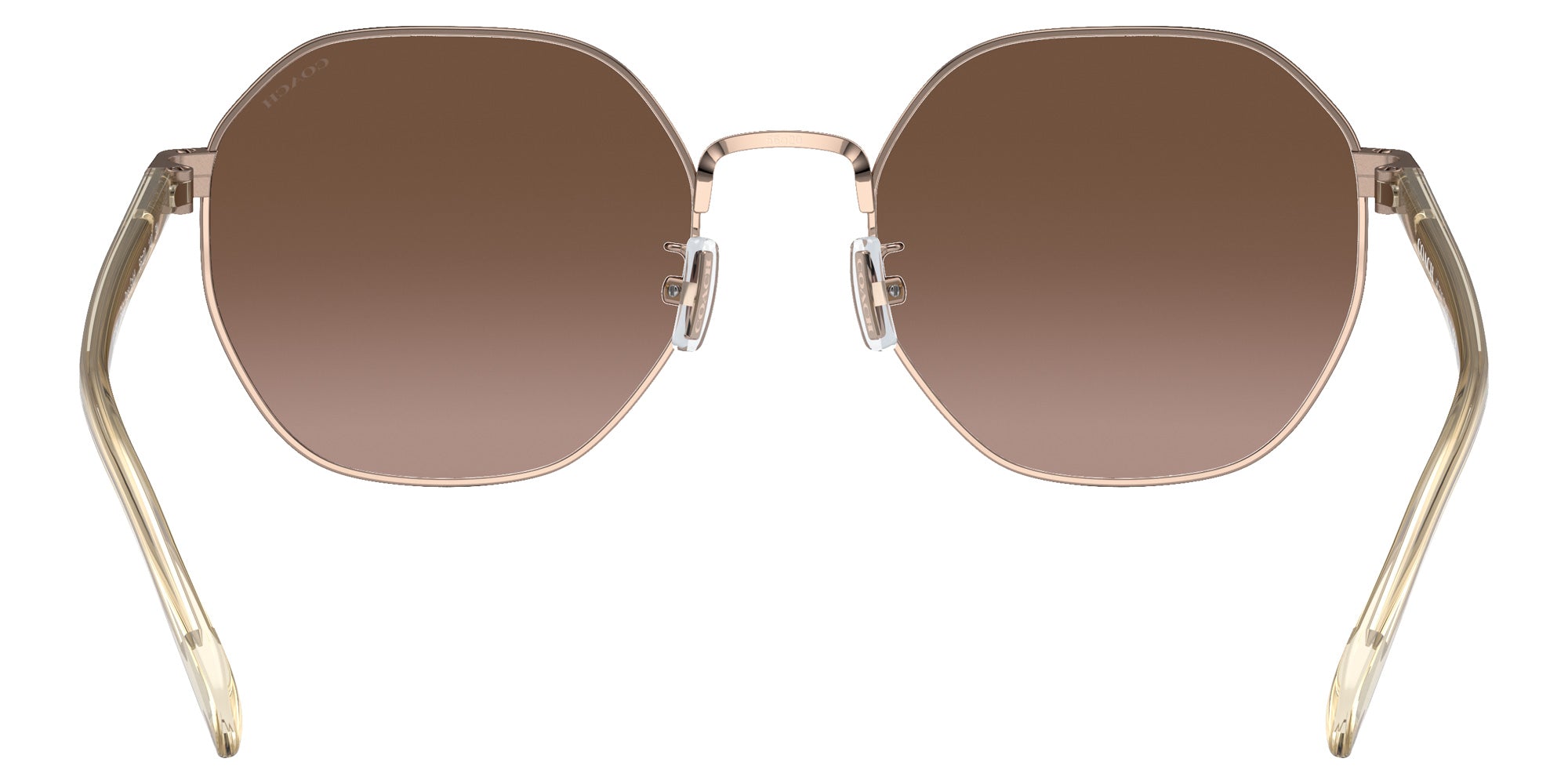 Coach HC7147 CH556 93315M 56 - Shiny Rose Gold / Brown Peach Flash Mirrored #id:hc714793315m_s:106115