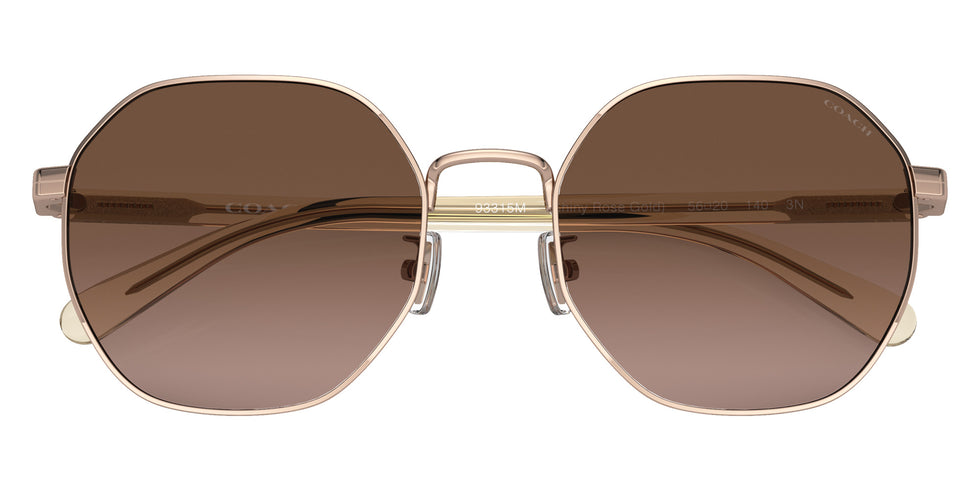 Coach HC7147 CH556 93315M 56 - Shiny Rose Gold / Brown Peach Flash Mirrored #id:hc714793315m_s:106120
