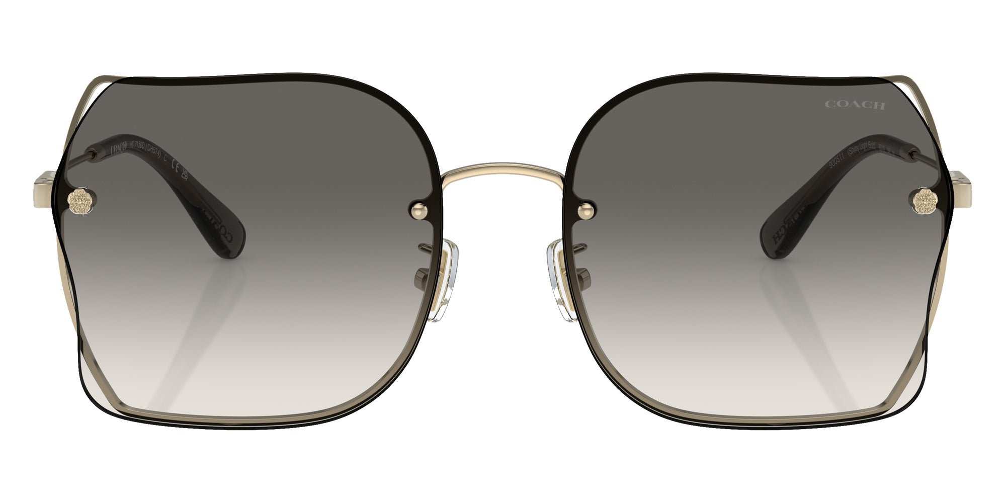 Coach HC7150D CH574 900511 60 - Shiny Light Gold / Black Gray Sand Gradient #id:hc7150d900511_s:100100