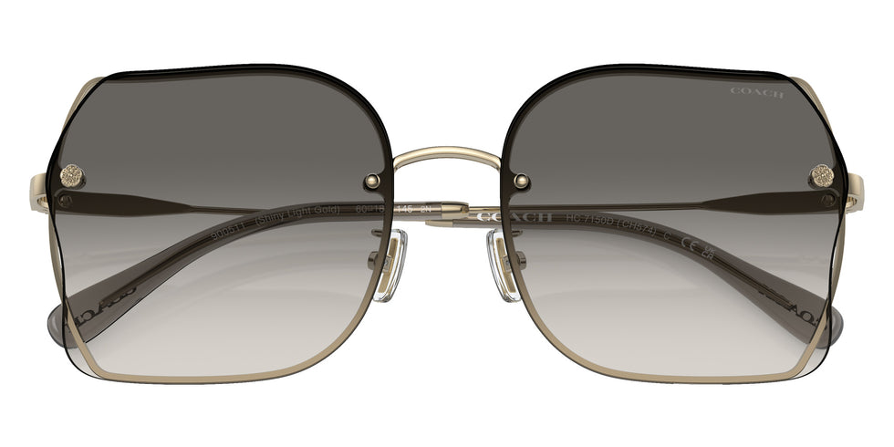 Coach HC7150D CH574 900511 60 - Shiny Light Gold / Black Gray Sand Gradient #id:hc7150d900511_s:100120