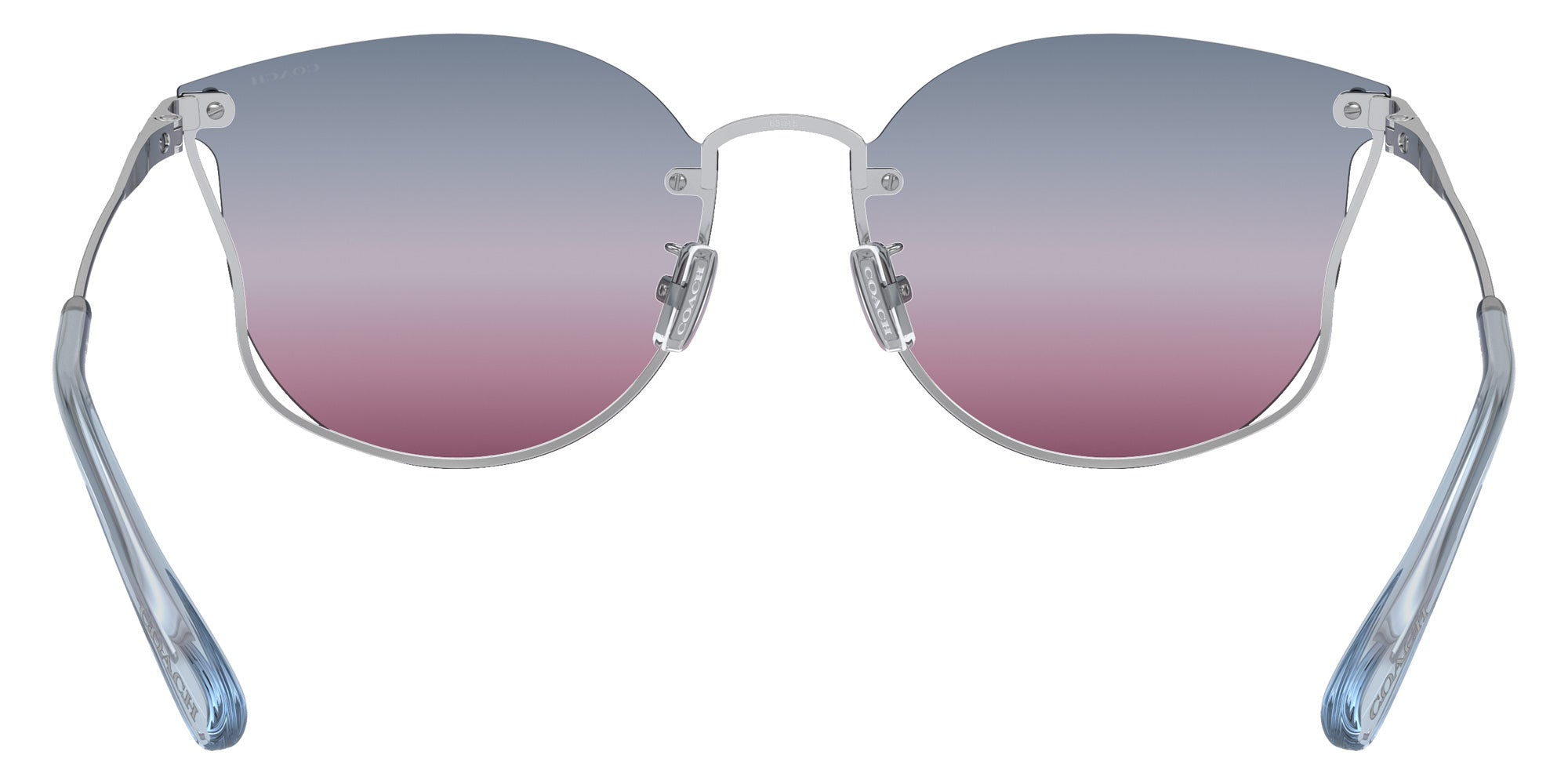 Coach HC7151D CH573 9001I8 63 - Shiny Silver / Blue Purple Pink Gradient #id:hc7151d9001i8_s:100115