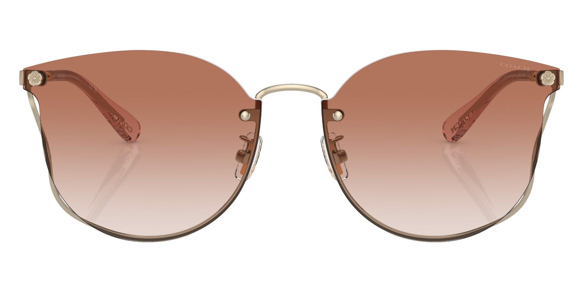 Coach HC7151D CH573 900513 63 - Shiny Light Gold / Brown Pink Gradient #id:hc7151d900513_s:102100