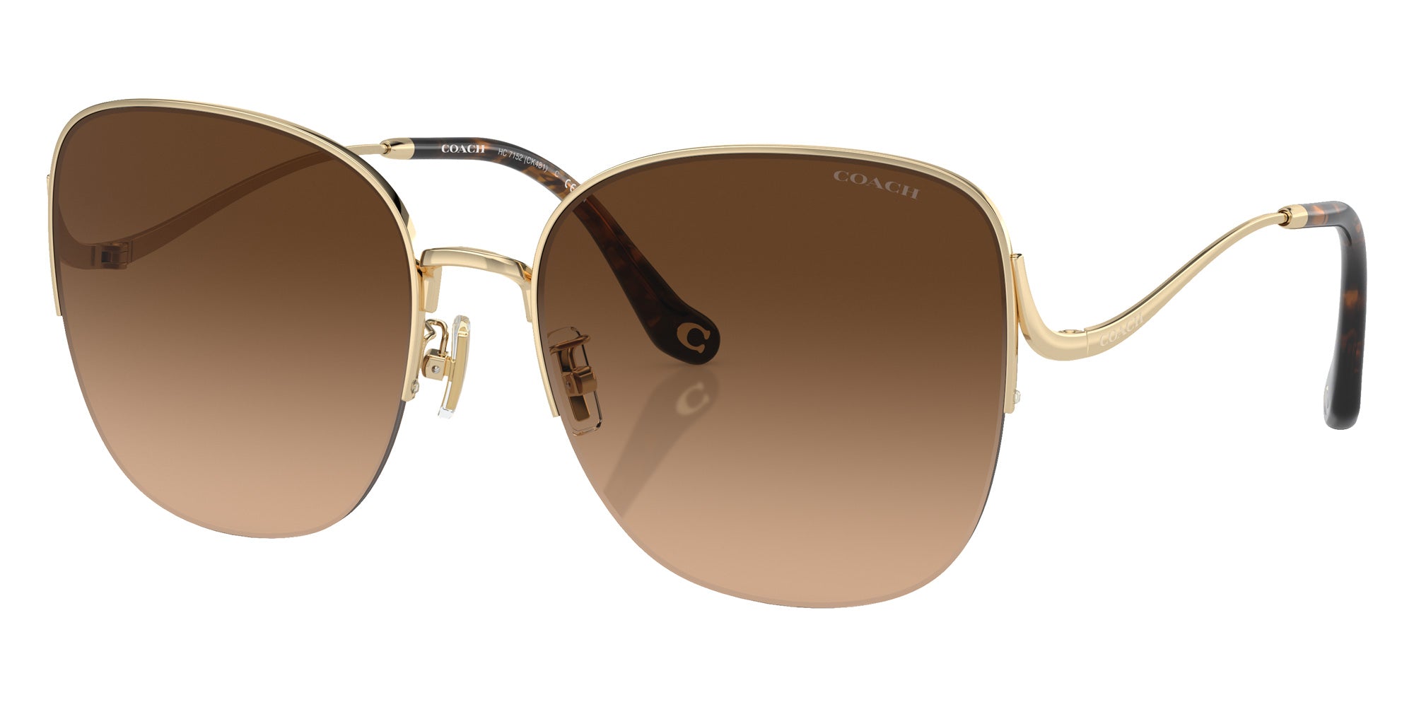 Coach HC7152 CK481 900574 60 - Shiny Light Gold / Brown Gradient #id:hc7152900574_s:100105