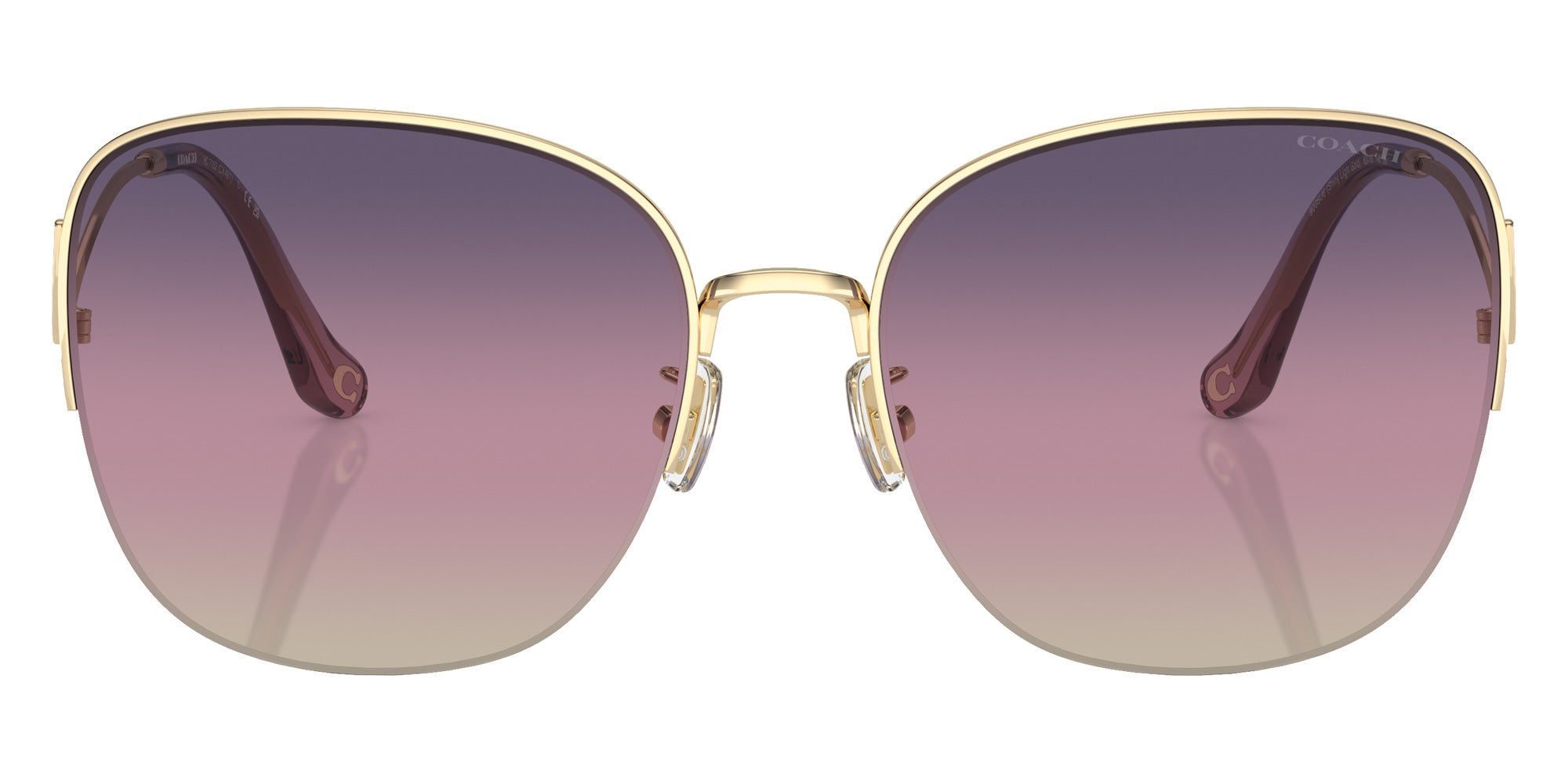 Coach HC7152 CK481 9005U6 60 - Shiny Light Gold / Purple Pink Gradient #id:hc71529005u6_s:102100