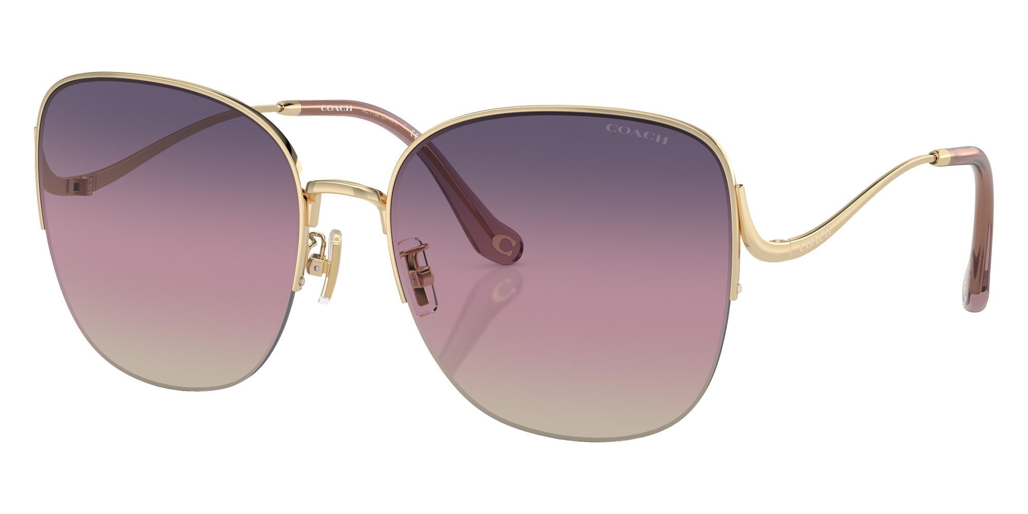 Coach HC7152 CK481 9005U6 60 - Shiny Light Gold / Purple Pink Gradient #id:hc71529005u6_s:102105