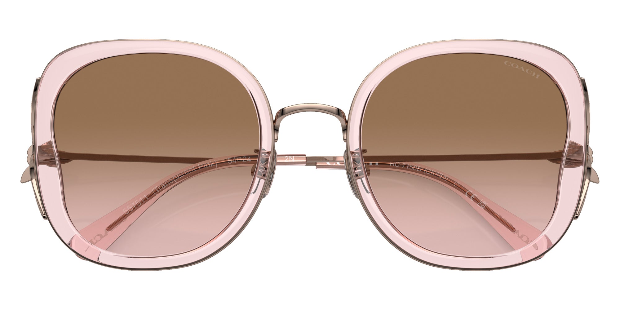 Coach HC7153B CK483 557511 54 - Transparent Pink / Brown Pink Gradient #id:hc7153b557511_s:102120