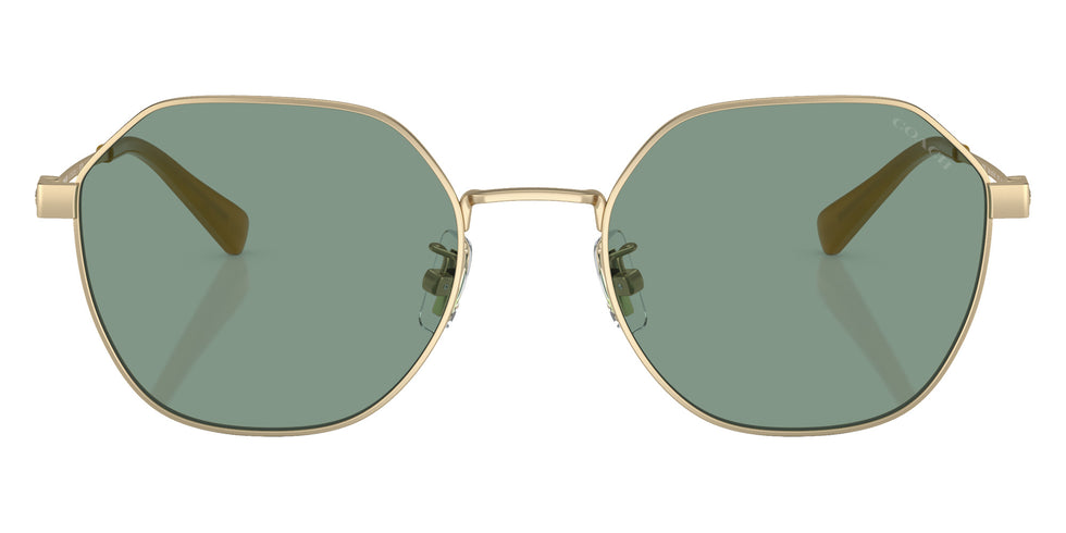 Coach HC7155 CL915 900582 54 - Light Gold / Green Solid #id:hc7155900582_s:100100