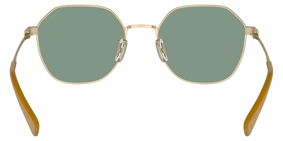 Coach HC7155 CL915 900582 54 - Light Gold / Green Solid #id:hc7155900582_s:100115