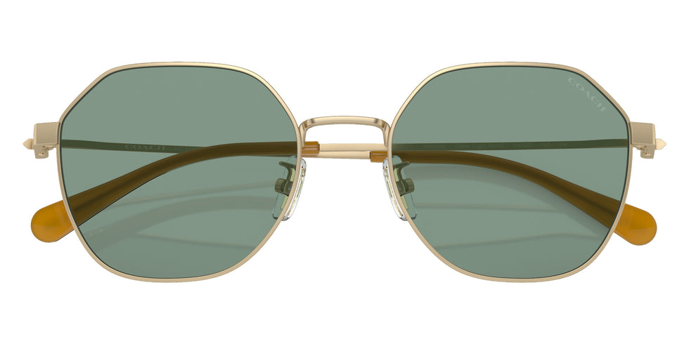 Coach HC7155 CL915 900582 54 - Light Gold / Green Solid #id:hc7155900582_s:100120