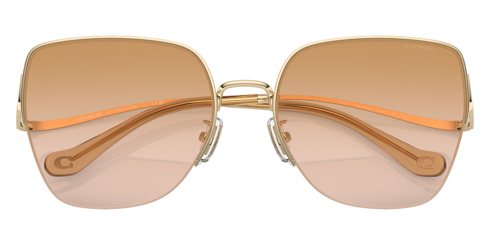 Coach HC7156D CL904 90052D 60 - Shiny Light Gold / Peach Blush Gradient #id:hc7156d90052d_s:100120