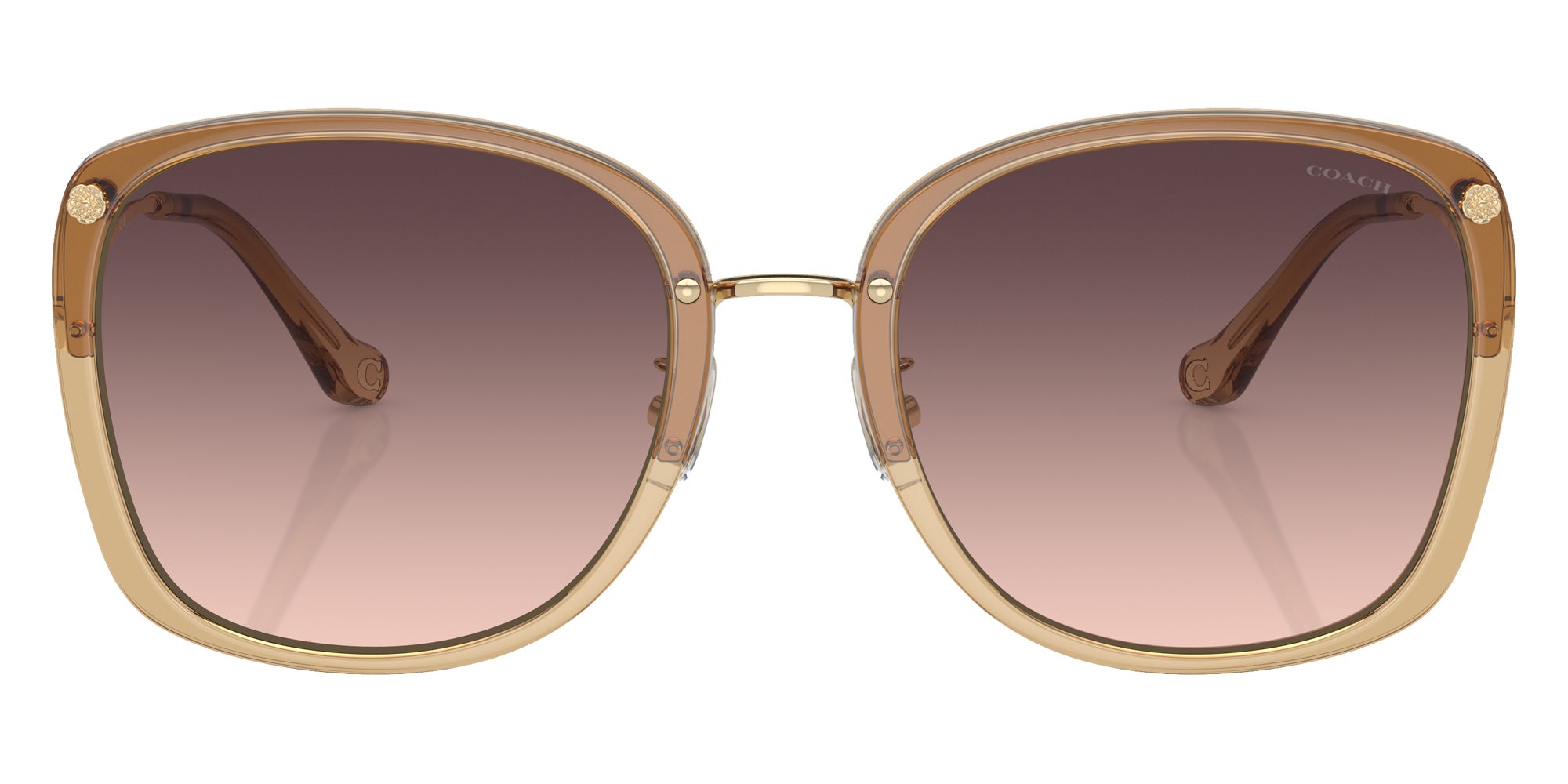 Coach HC7157D CL905 5736U8 58 - Transparent Fawn / Brown Pink Gradient #id:hc7157d5736u8_s:100100