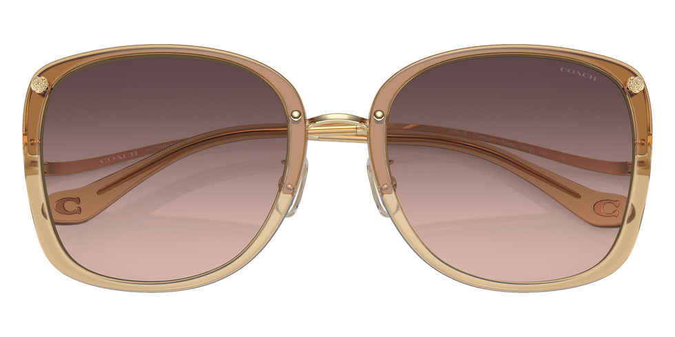 Coach HC7157D CL905 5736U8 58 - Transparent Fawn / Brown Pink Gradient #id:hc7157d5736u8_s:100120