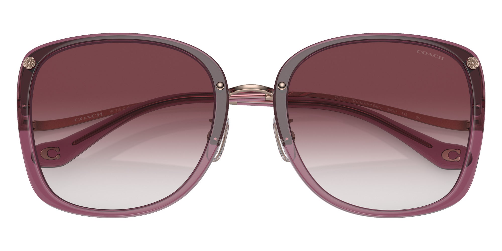 Coach HC7157D CL905 58013P 58 - Transparent Berry / Purple Clear Gradient #id:hc7157d58013p_s:102120