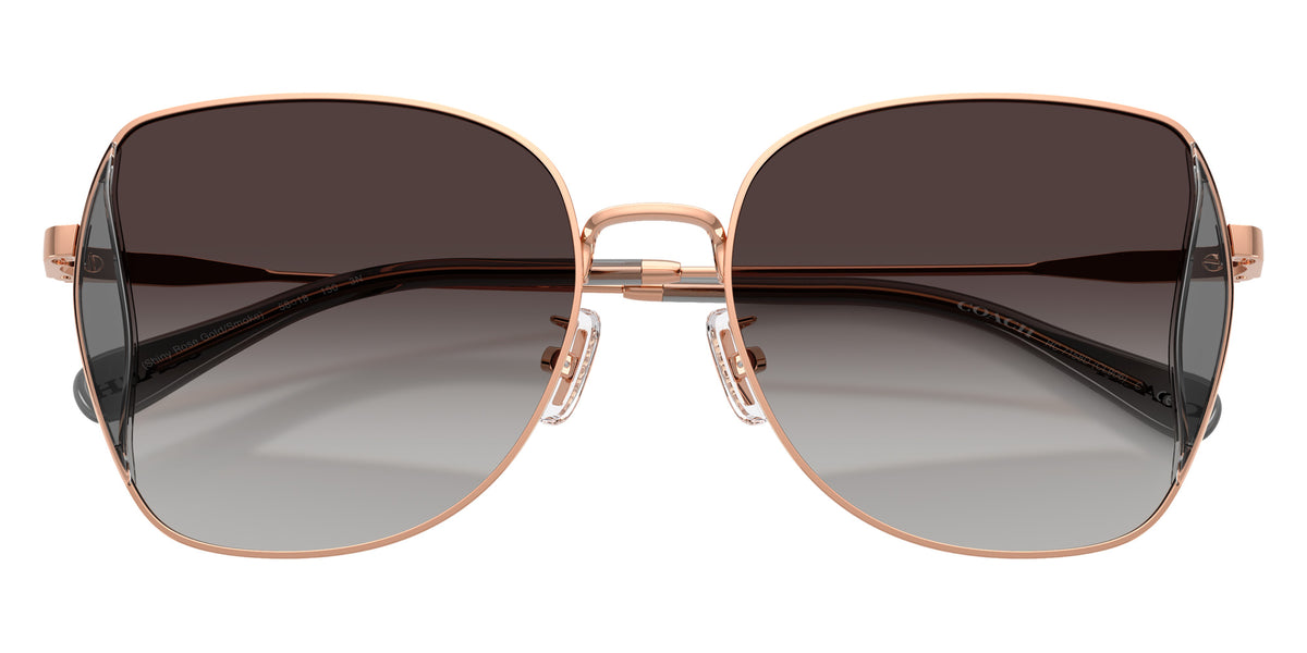 Coach HC7158D CL906 94078G 58 - Shiny Rose Gold/Smoke / Gray Gradient #id:hc7158d94078g_s:104120