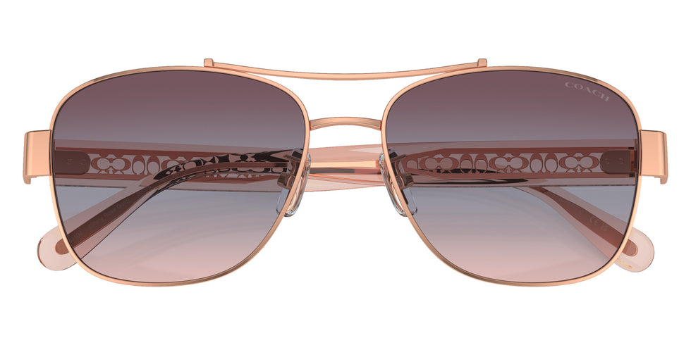 Coach HC7161 CR617 93310J 56 - Shiny Rose Gold / Purple Blue Pink Gradient #id:hc716193310j_s:104120