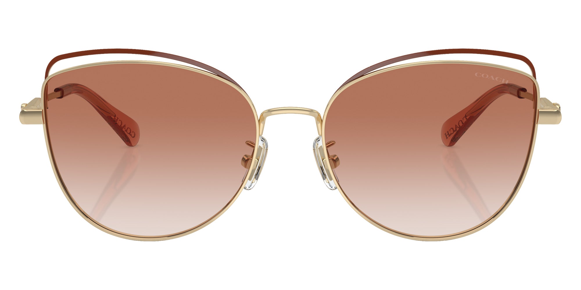 Coach HC7162 CR621 900513 57 - Shiny Light Gold/Nutmeg / Amber Gradient #id:hc7162900513_s:102100