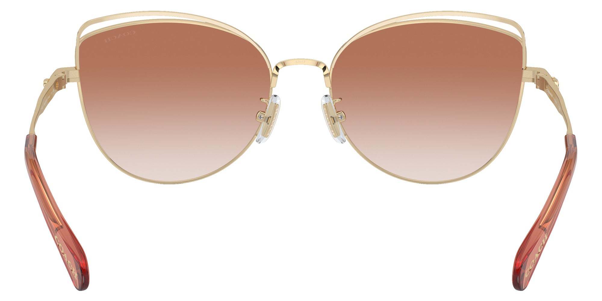 Coach HC7162 CR621 900513 57 - Shiny Light Gold/Nutmeg / Amber Gradient #id:hc7162900513_s:102115