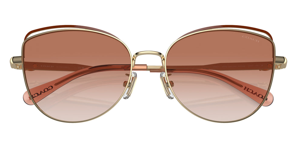 Coach HC7162 CR621 900513 57 - Shiny Light Gold/Nutmeg / Amber Gradient #id:hc7162900513_s:102120