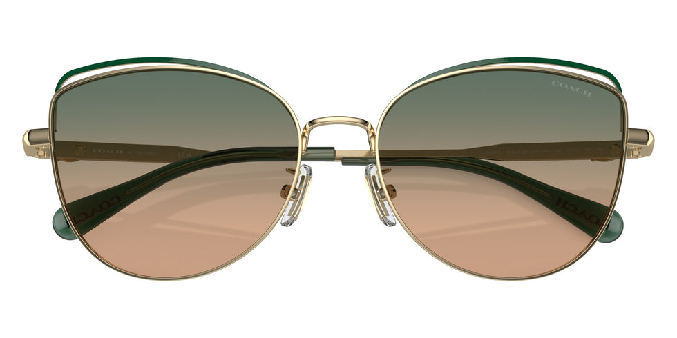 Coach HC7162 CR621 942913 57 - Shiny Light Gold/Pine Tree / Green Champagne #id:hc7162942913_s:106120