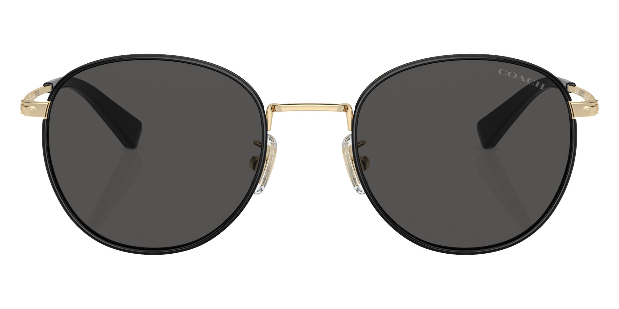 Coach HC7163 CR631 934687 52 - Shiny Light Gold/Black / Gray Solid #id:hc7163934687_s:104100