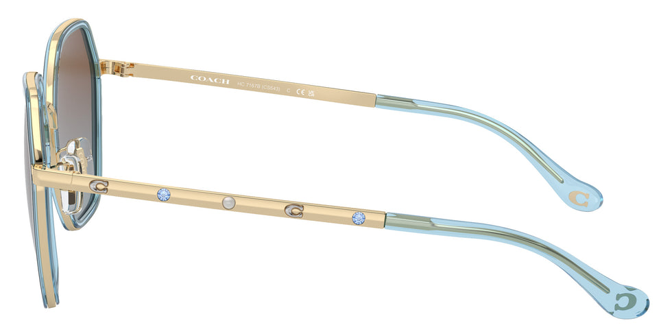 Coach HC7167B CS543 944513 56 - Transparent Blue / Blue Brown Gradient #id:hc7167b944513_s:104110