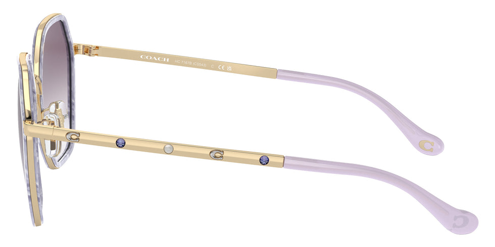 Coach HC7167B CS543 94468H 56 - Lilac Pearl Purple Gradient / Purple Gradient #id:hc7167b94468h_s:106110