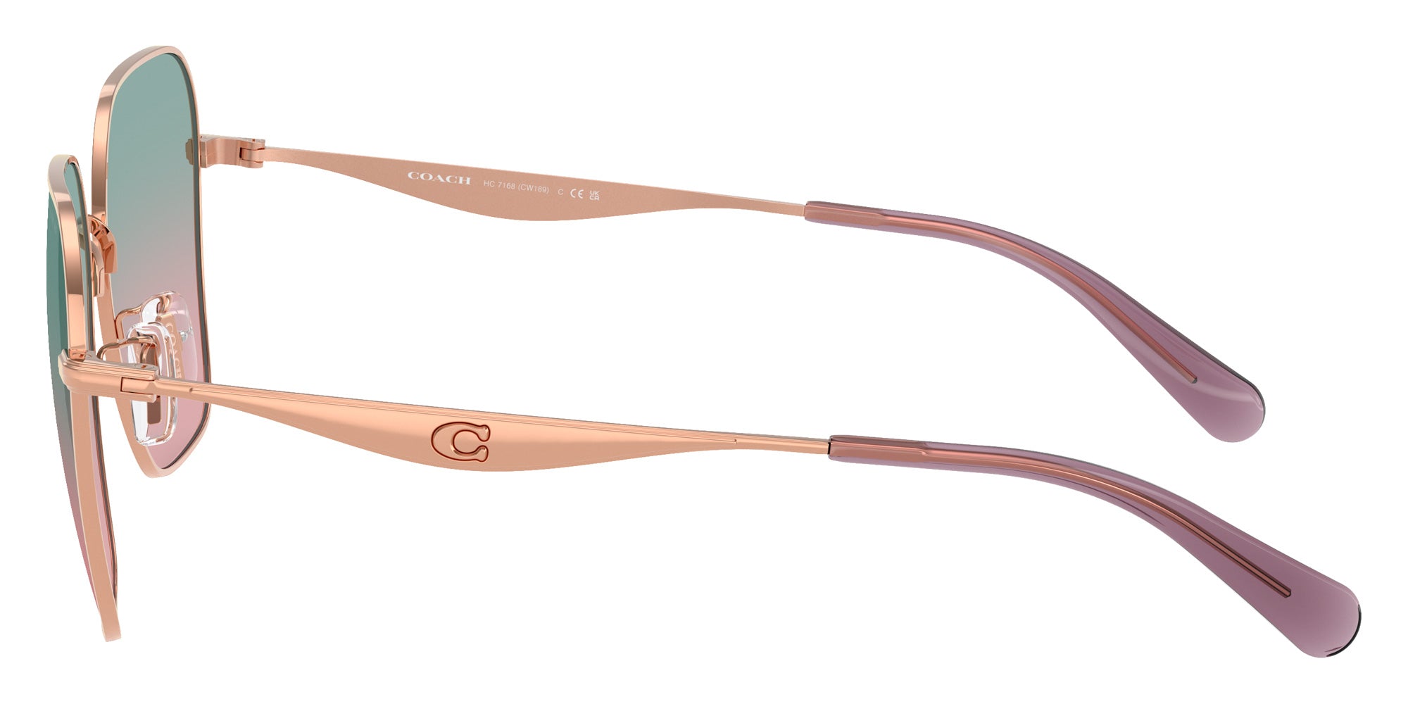 Coach HC7168 CW189 93310Q 58 - Shiny Rose Gold / Forest Grape Gradient #id:hc716893310q_s:110110
