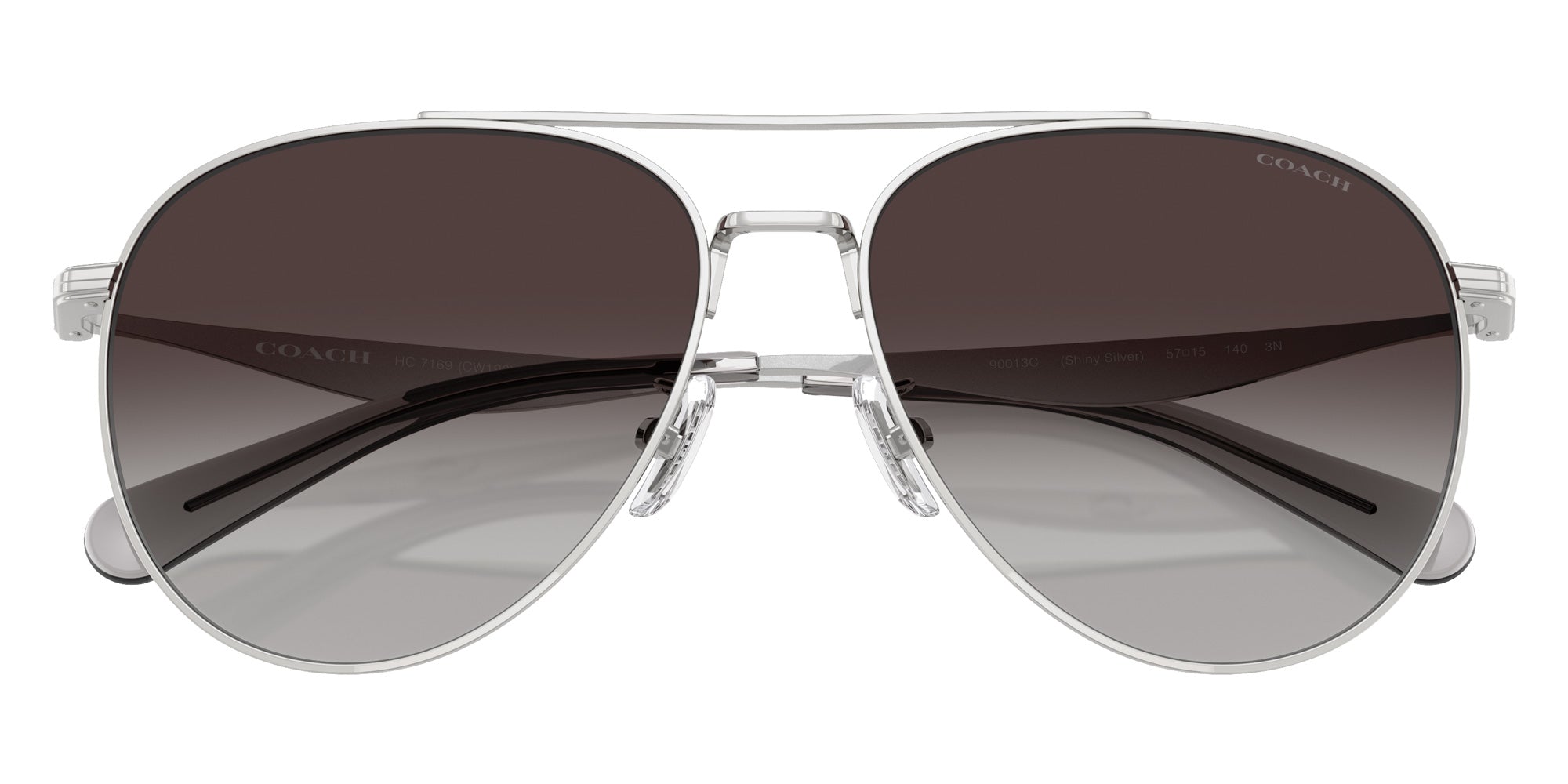 Coach HC7169 CW193 90013C 57 - Shiny Silver / Gray Gradient #id:hc716990013c_s:100120