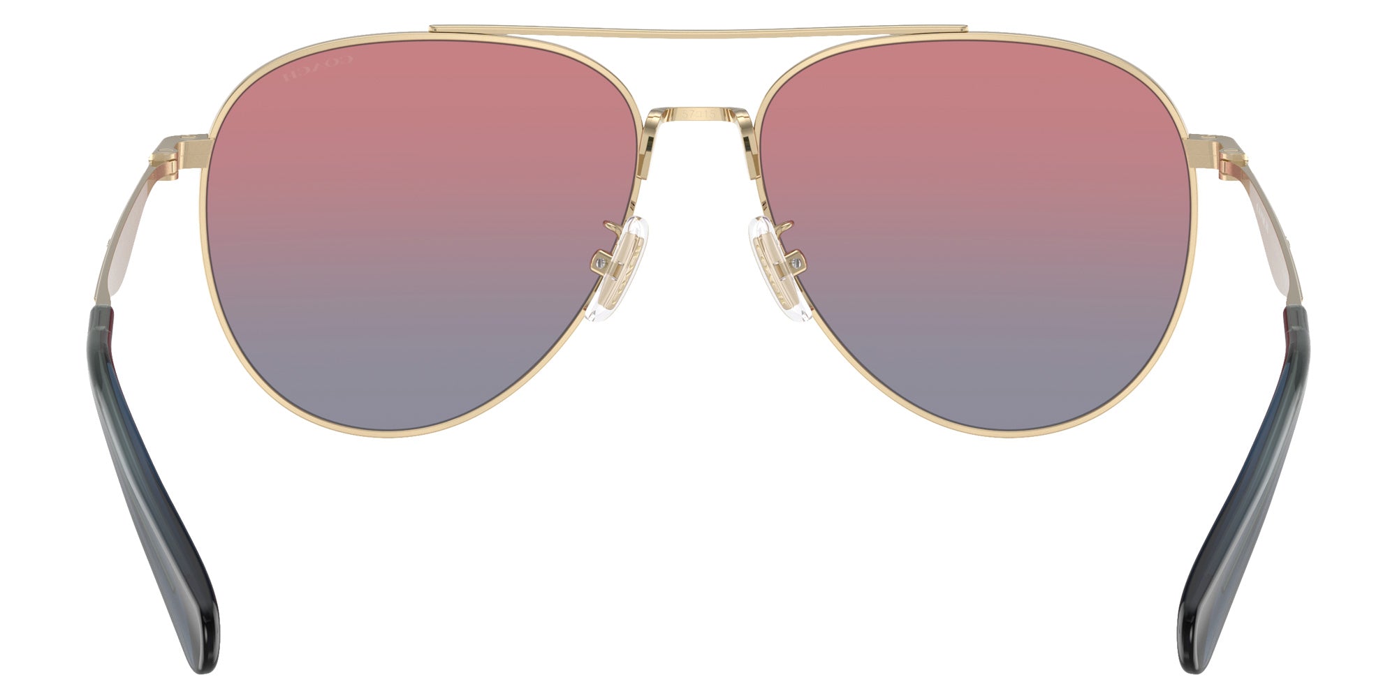 Coach HC7169 CW193 90050Q 57 - Shiny Light Gold / Blue Saddle Gradient #id:hc716990050q_s:102115
