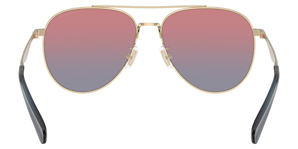 Coach HC7169 CW193 90050Q 57 - Shiny Light Gold / Blue Saddle Gradient #id:hc716990050q_s:102115