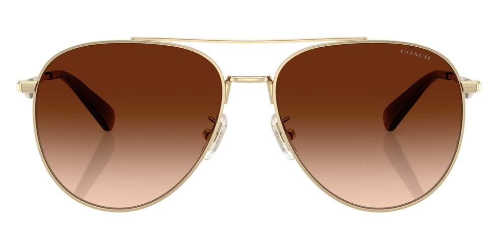Coach HC7169 CW193 900574 57 - Shiny Light Gold / Brown Gradient #id:hc7169900574_s:106100