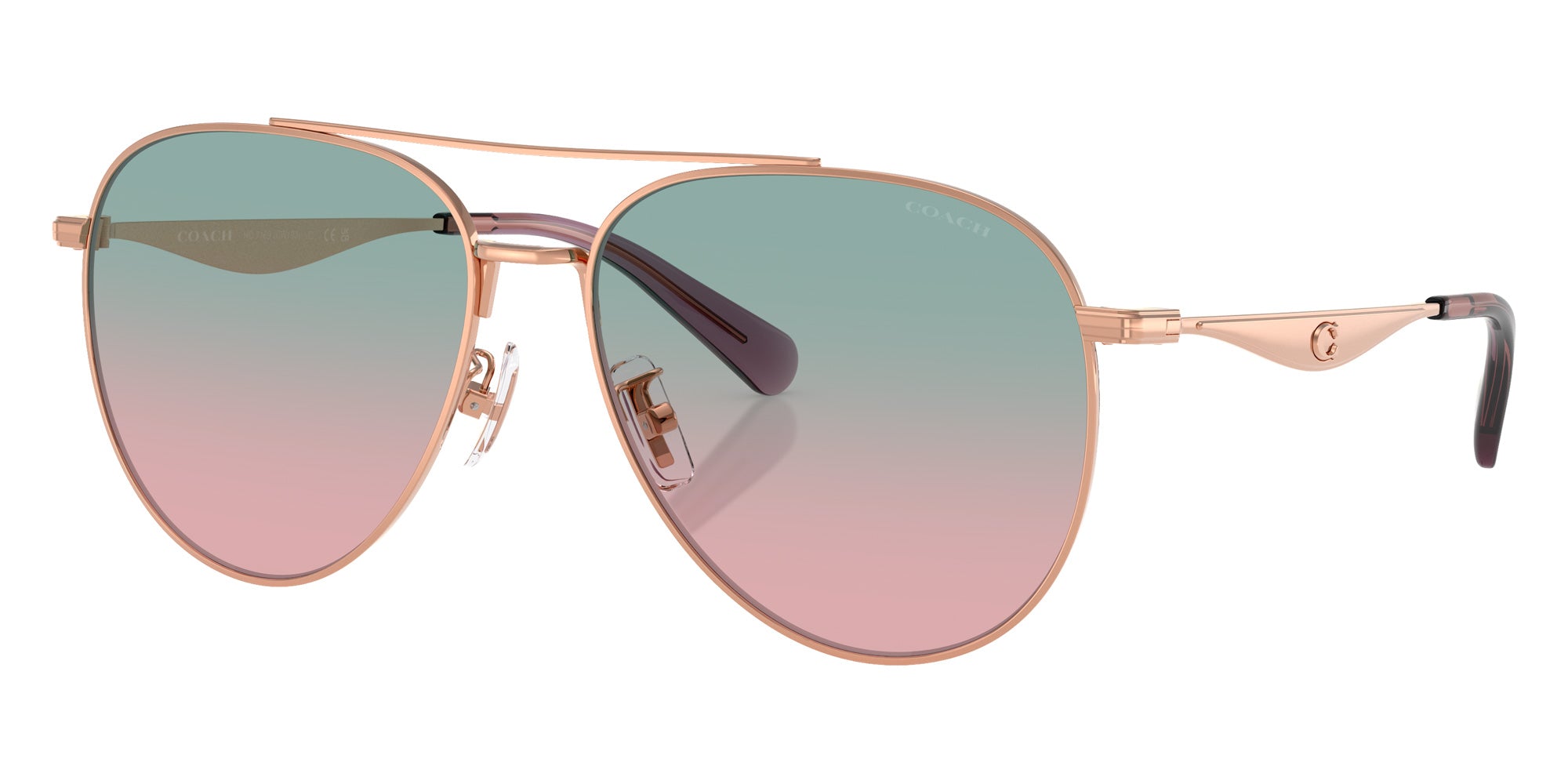 Coach HC7169 CW193 93310Q 57 - Shiny Rose Gold / Forest Grape Gradient #id:hc716993310q_s:108105
